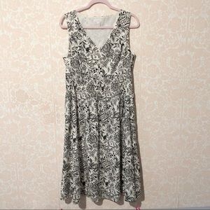 Charter Club V Neck Paisley Sleeveless Maxi Dress